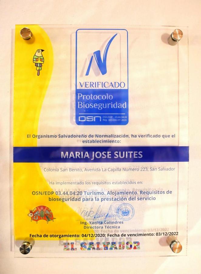 María José Suites San Salvador Esterno foto